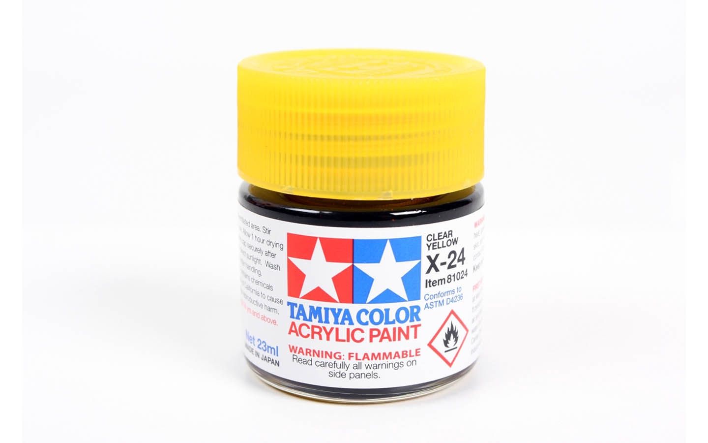 X24 Clear Yellow 23ml - 81024 - Tamiya