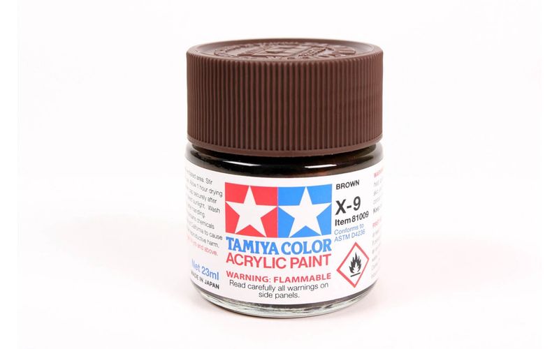 X9 Brown 10ml - 81509 - Tamiya