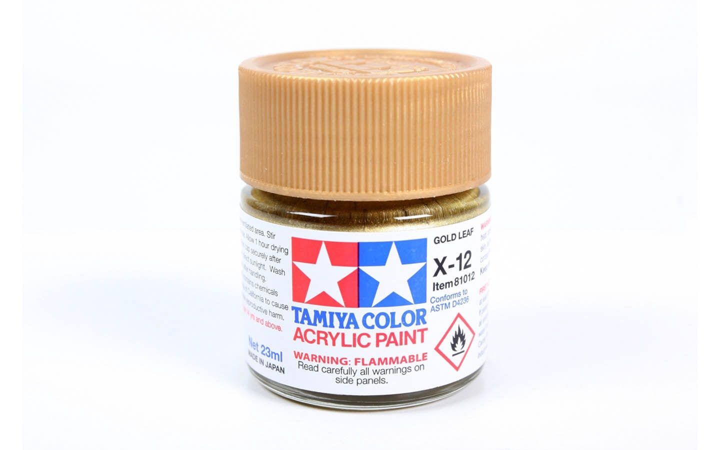X12 Gold Leaf 23ml - 81012 - Tamiya