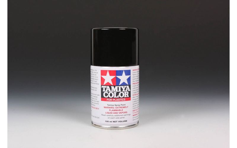 Black Gloss TS-14 Spray 100ml - 85014 - Tamiya