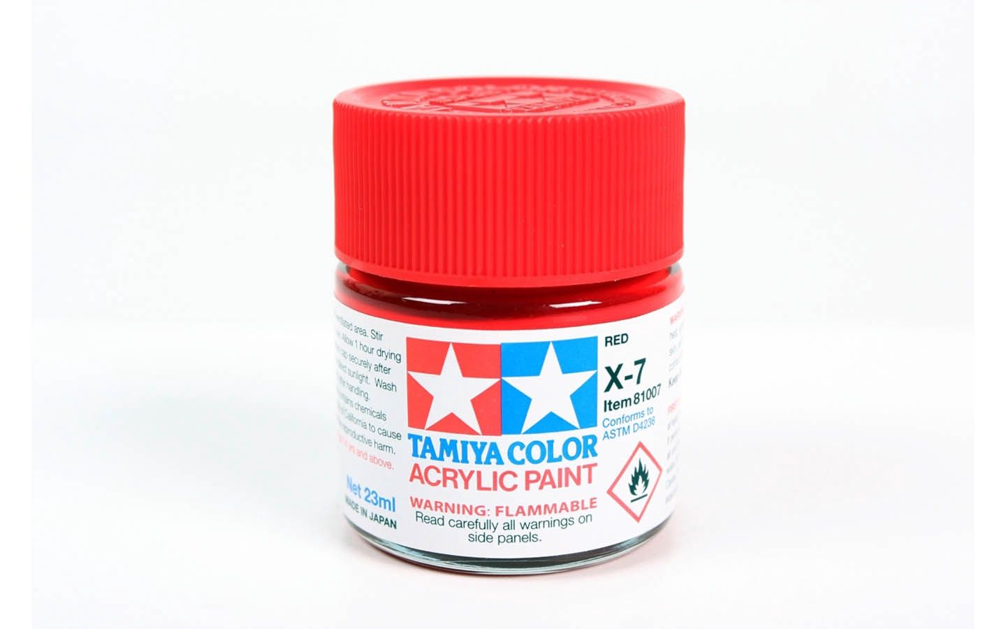 X7 Red 23ml - 81007 - Tamiya