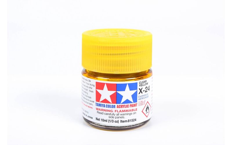 X24 Clear Yellow 10ml - 81524 - Tamiya