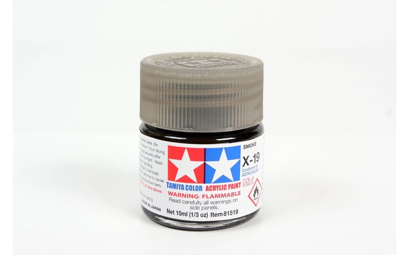 X19 Smoke 10ml - 81519 - Tamiya
