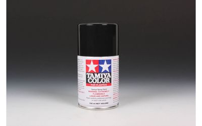 Black Metallic TS-40 Spray 100ml - 85040 - Tamiya