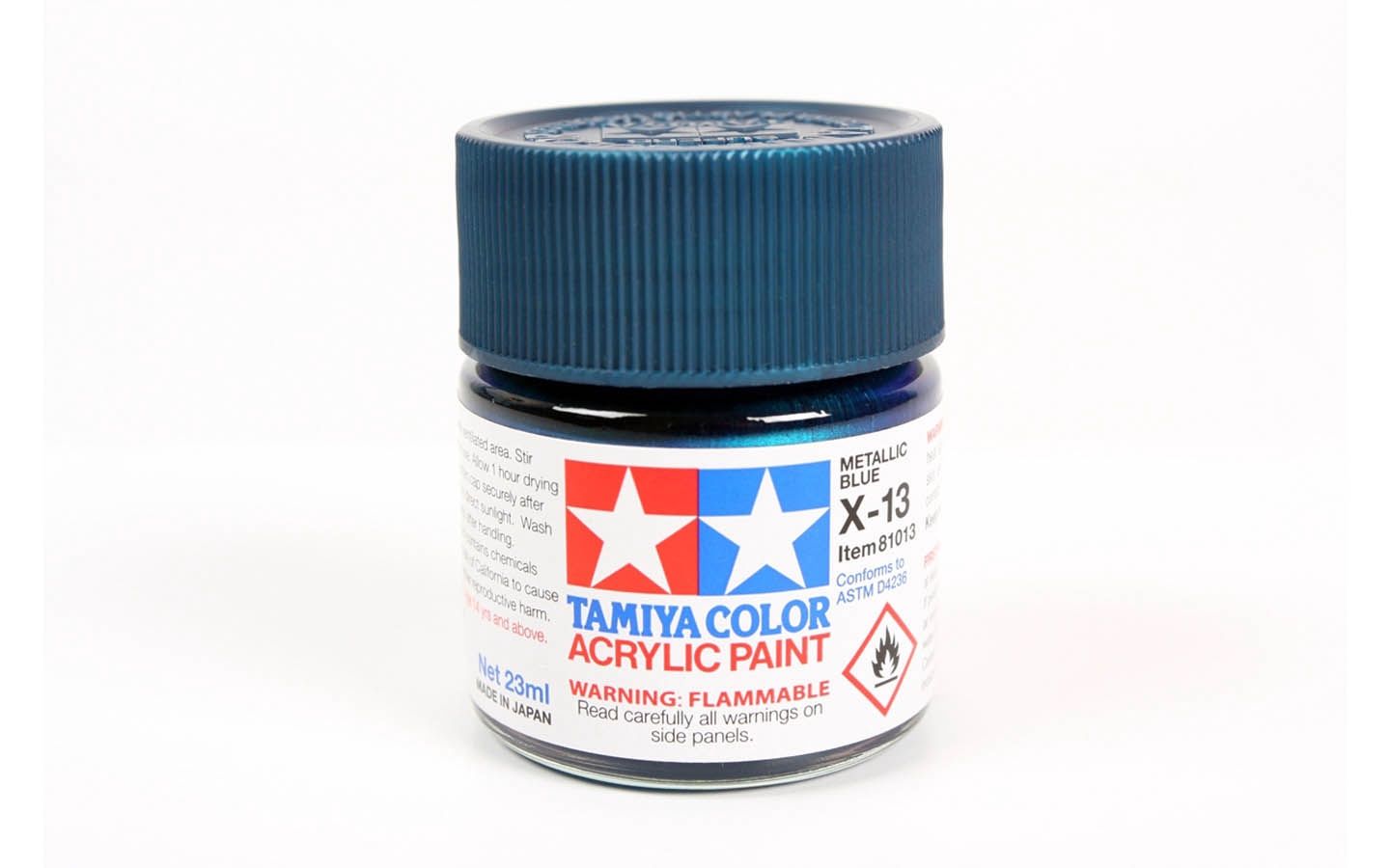 X13 Metallic Blue 10ml - 81513 - Tamiya