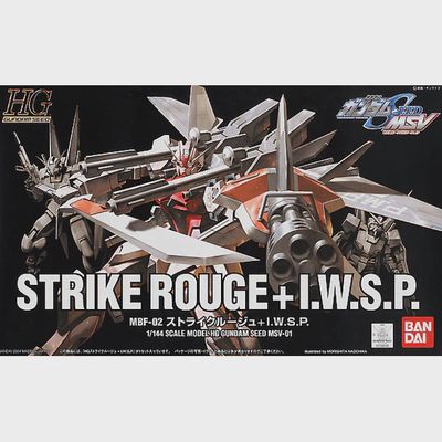 1:144 HG Strike Rouge + I.W.S.P. MBF-02 Gundam