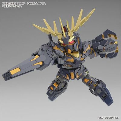 Cross Silhouette SD Banshee Unicorn Gundam