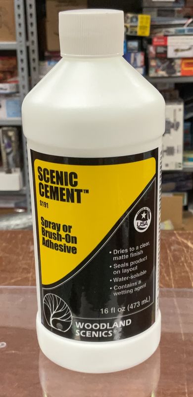 Woodland Scenics Scenic Cement   16Oz