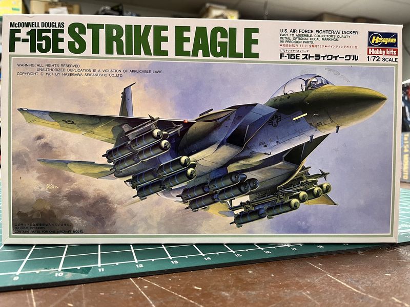1:72 McDonnell Douglas F-15E Strike Eagle Hasegawa K18