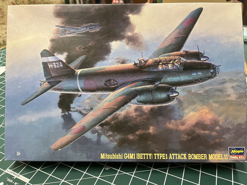 Mitsubishi G4M1 (Betty) Type1 Attack Bomber Model 11 Hasegawa | No. 51823 | 1:72
