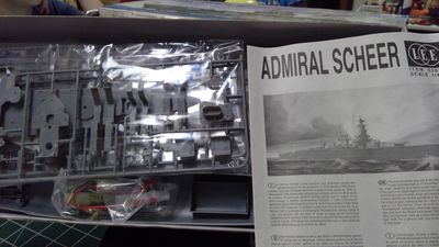 1:400 Powered Battleship Scheer by CCLee 1999 03606