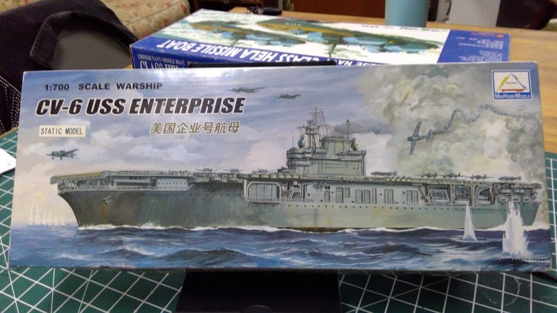 1:700 CV-6 USS Enterprise Mini Hobby 80902