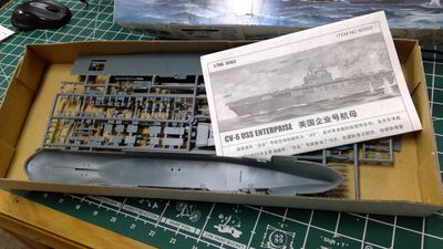 1:700 CV-6 USS Enterprise Mini Hobby 80902