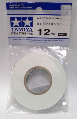 Masking Tape for Curves 12mm - Tamiya 87184