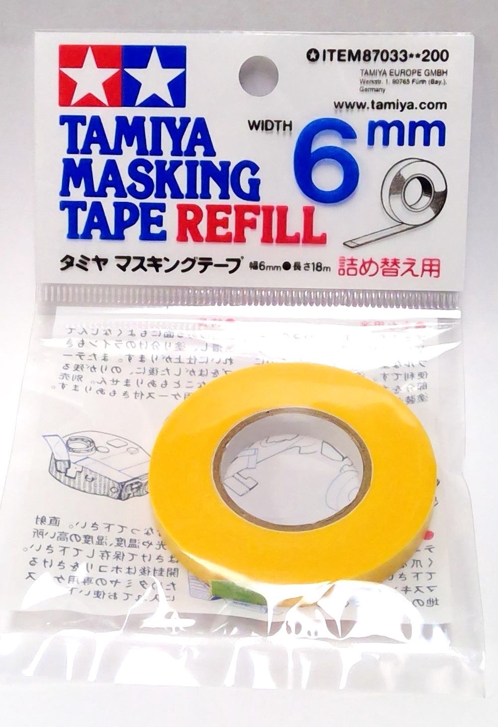 Masking Tape Refill 6mm - 87033