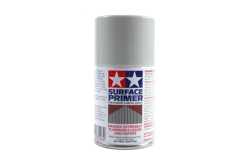 Surface Primer Grey (L) Spray 180ml - 87042