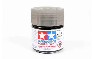 X19 Smoke (Clear) 23ml - 81019 - Tamiya