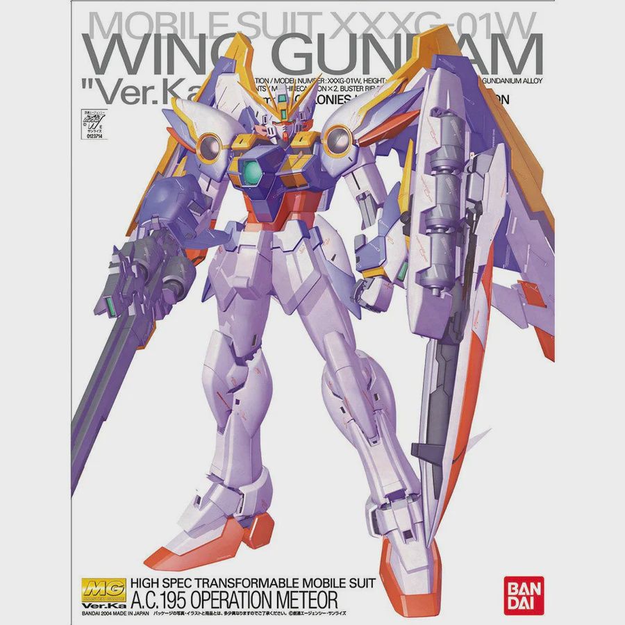 MG Wing Gundam Ver. Ka Gundam Wing BAN123714