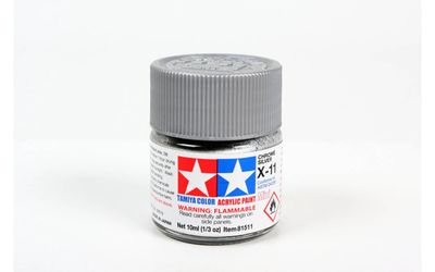 X11 Chrome Silver 10ml - 81511 - Tamiya