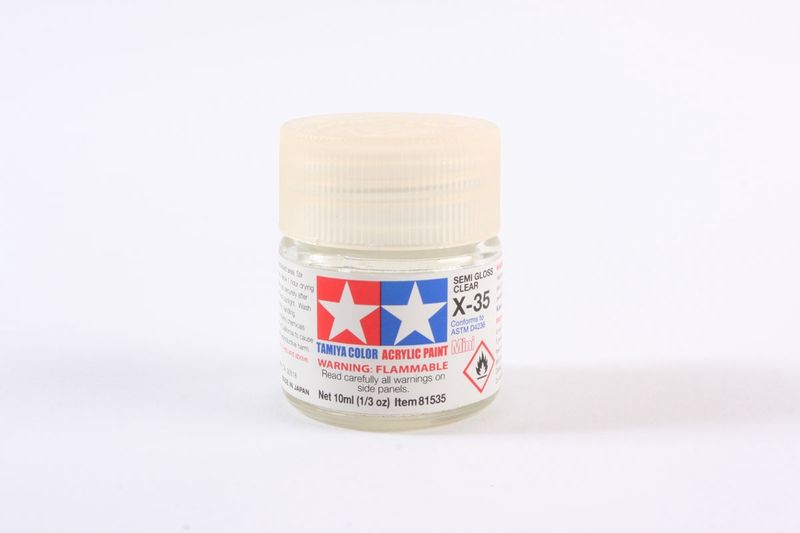 X35 Semi Gloss Clear 10ml - 81535 - Tamiya