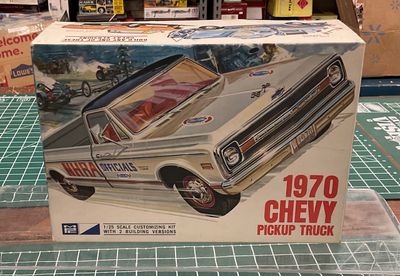 1:25 1970 Chevy Pickup Truck MPC Model Car Kit 870-200