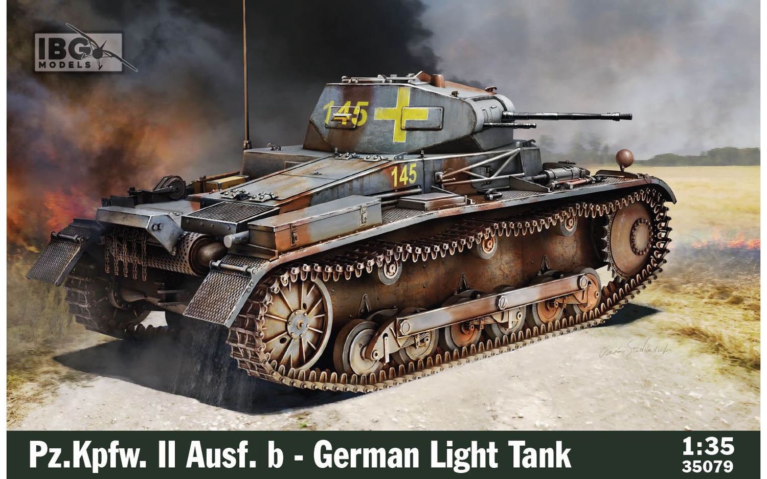 1:35 Pz.Kpfw. II Ausf. b German Light Tank IBG 3507