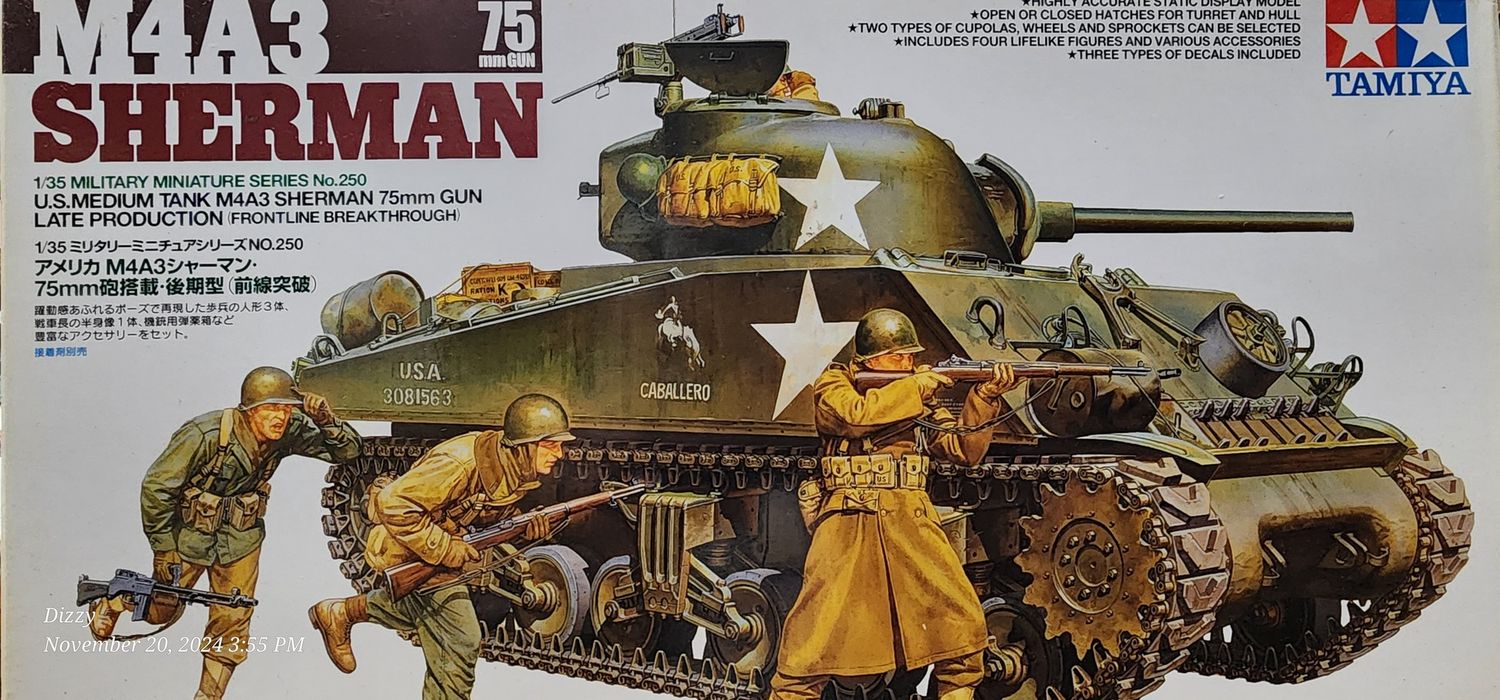 SHERMAN M4A4 75mm | Tamiya | OMK | 1:35