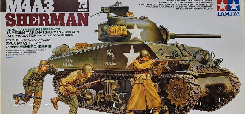 SHERMAN M4A4 75mm | Tamiya | OMK | 1:35