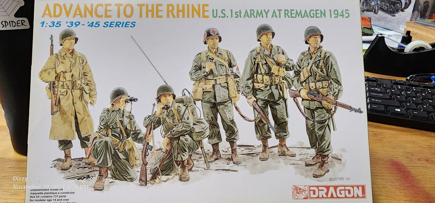 Advance to the Rhine Allied Figures Us. 1st Army | OMK | 1:35