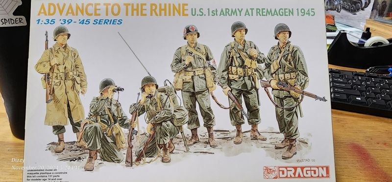 Advance to the Rhine Allied Figures Us. 1st Army | OMK | 1:35