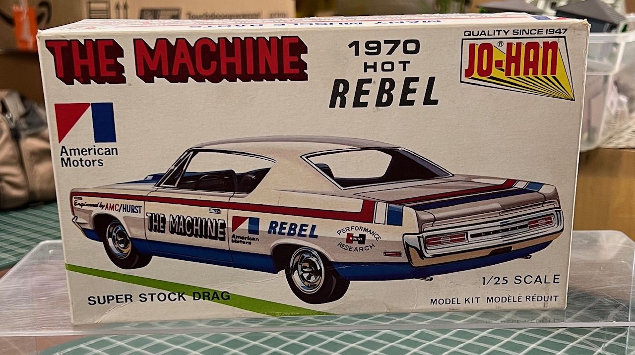 1970 Jo-Han Hot Rebel - The Machine AMC Super Stock Drag C-2670