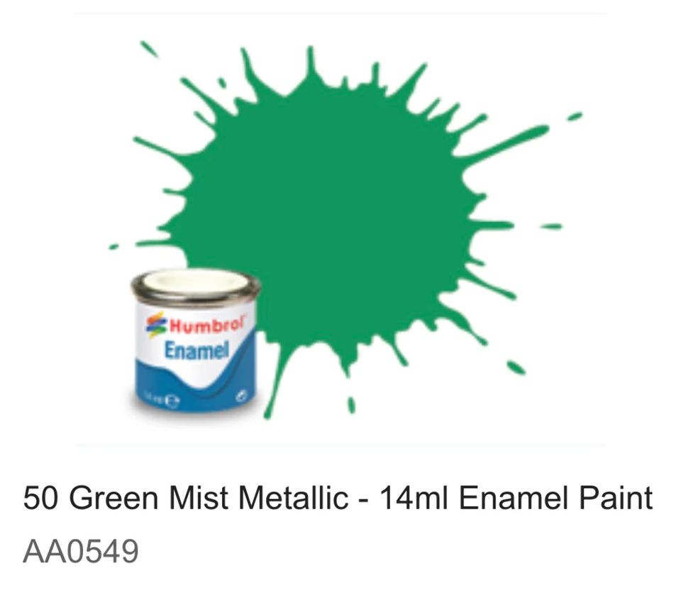 Green Mist Metallic #50 14ml - AA0549