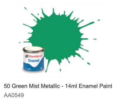 Green Mist Metallic #50 14ml - AA0549