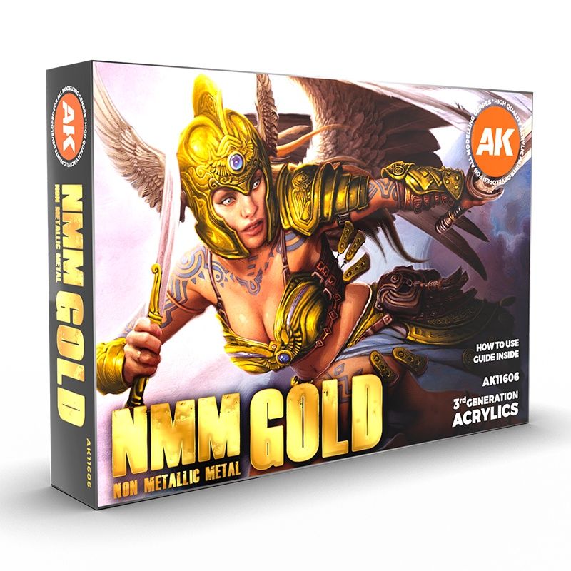 AK Interactive 3G Non-Metallic Metal Gold Set  AK11606