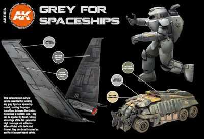 Grey For Spaceships AK 11614