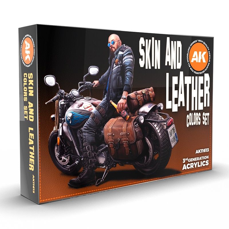 AK Interactive 3G Skin and Leathers Paint Set AK11612