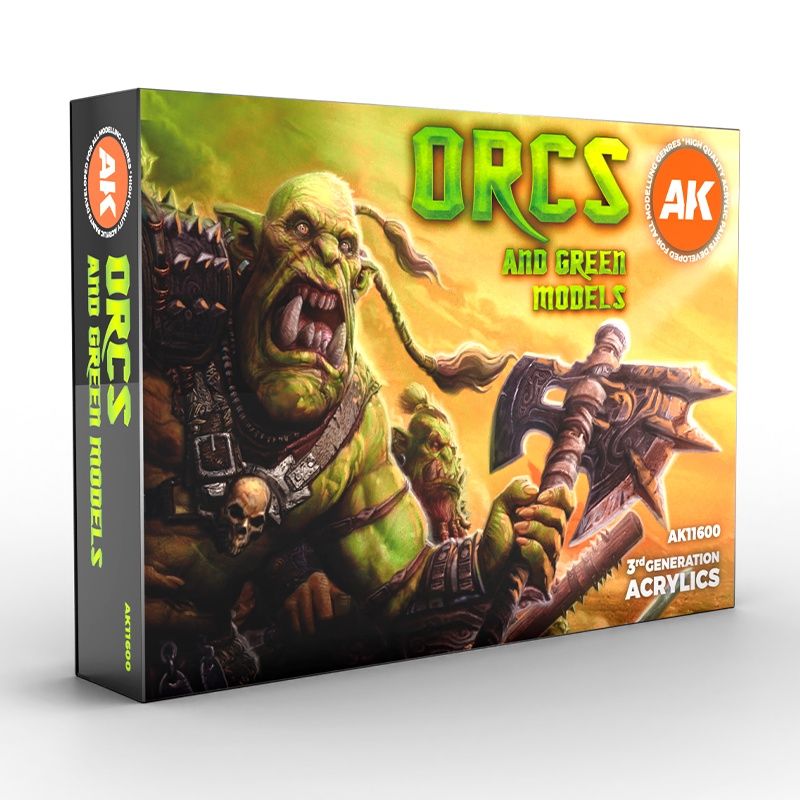 AK Interactive 3G Orcs and Green Creatures Set AK11600