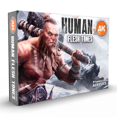 AK Interactive 3G Human Flesh Tones Set  AK11603
