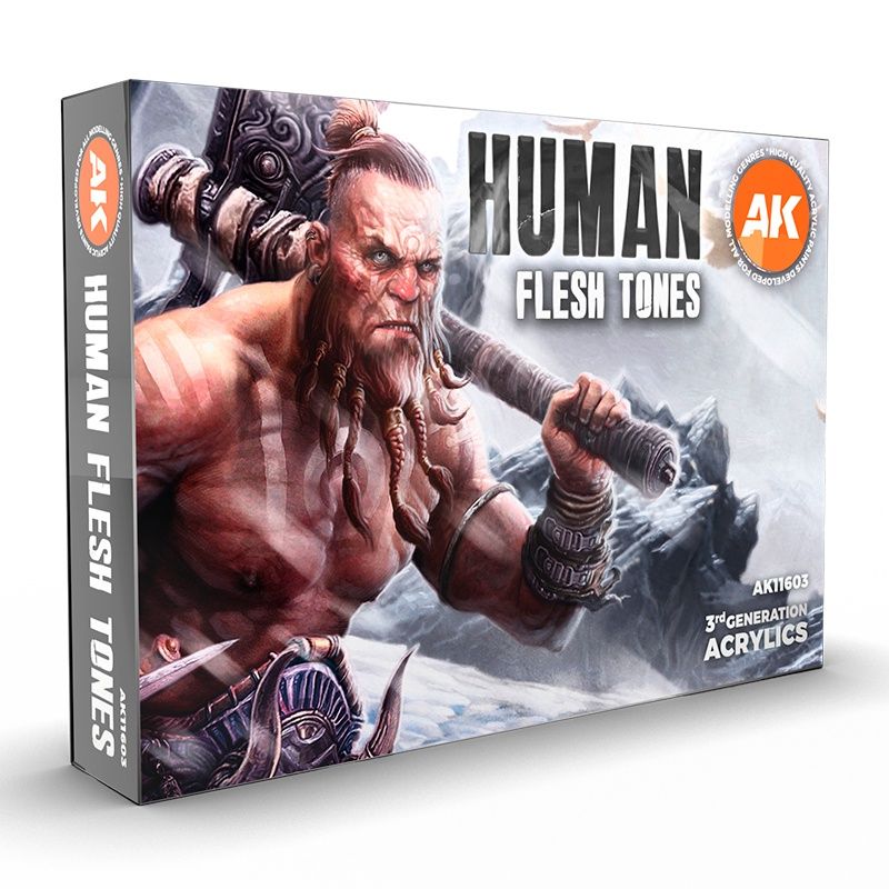 AK Interactive 3G Human Flesh Tones Set  AK11603
