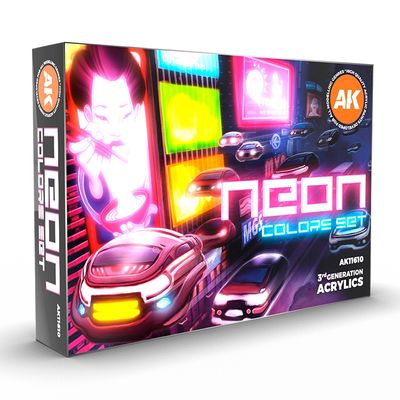 AK Interactive 3G Neon Colors Set  AK11610