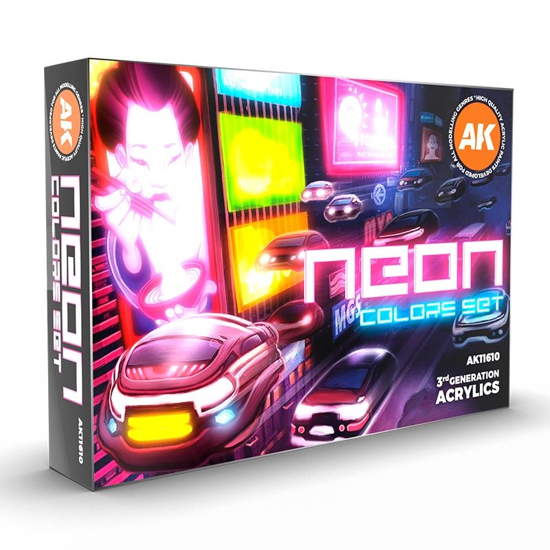 AK Interactive 3G Neon Colors Set  AK11610