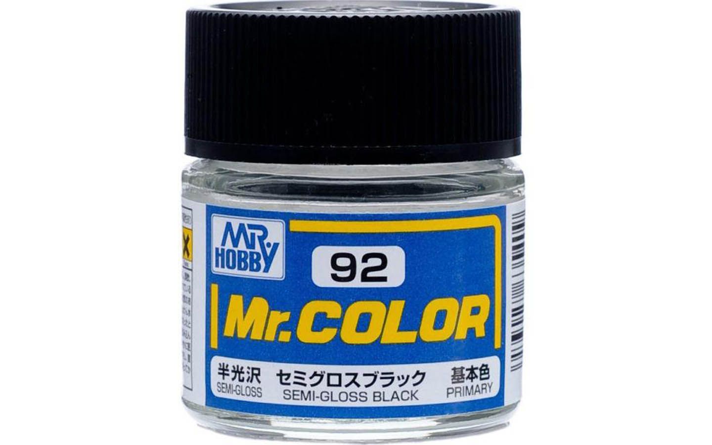 Black Semi Gloss 10ml C92