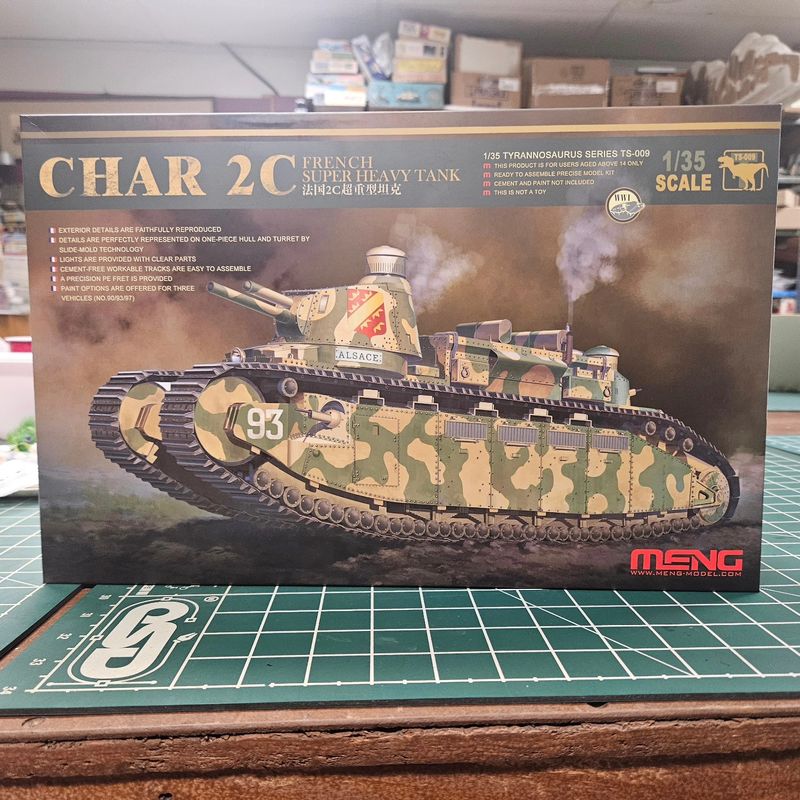 1:35 Char 2C French SuperHeavy Tank TS-009