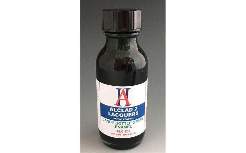 Candy Bottle Green Enamel 1oz -  ALC707