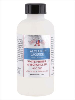 White Primer &amp;  Microfiller 4oz - ALC306