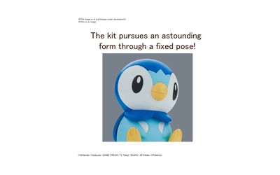 Pokemon Quick Model Kit Piplup
