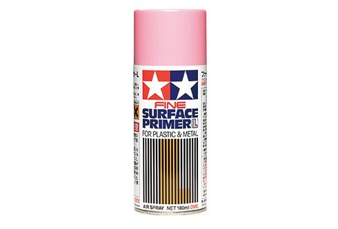 Fine Surface Primer (L) Pink Spray 180ml - 87146