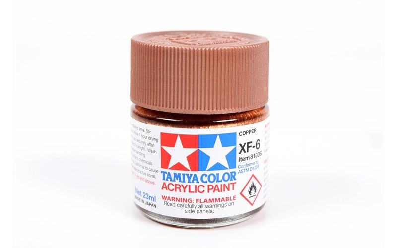 XF6 Copper 23ml - 81306 - Tamiya