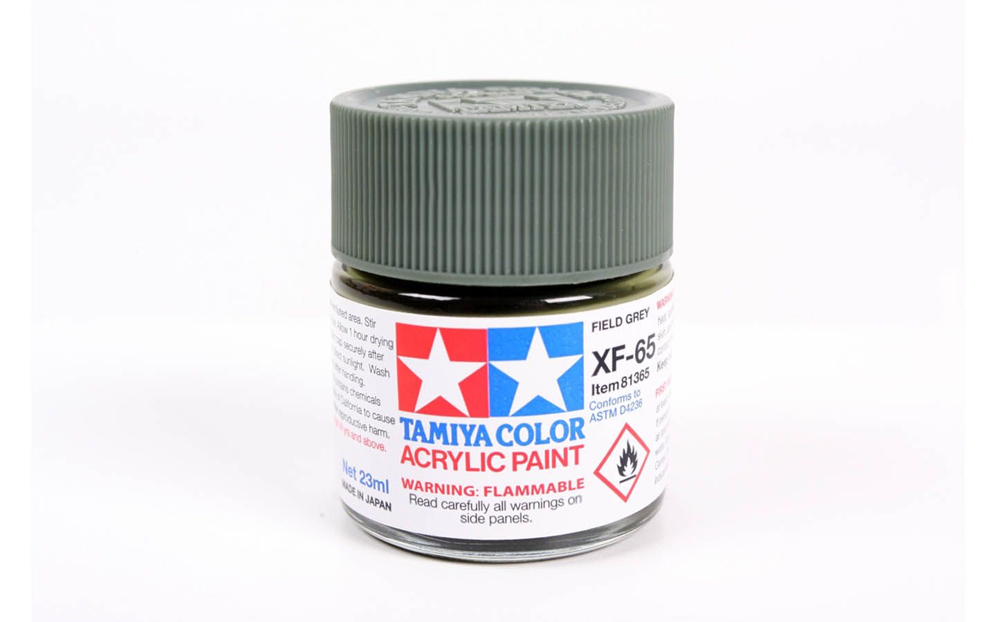 XF65 Flat Field Grey 23ml- 81365 - Tamiya