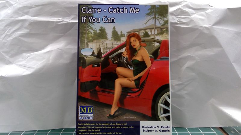 Master Box 1/24 Scale Model Kit – Francoise, Dangerous Curves Series, Unpainted & Unassembled - View #6